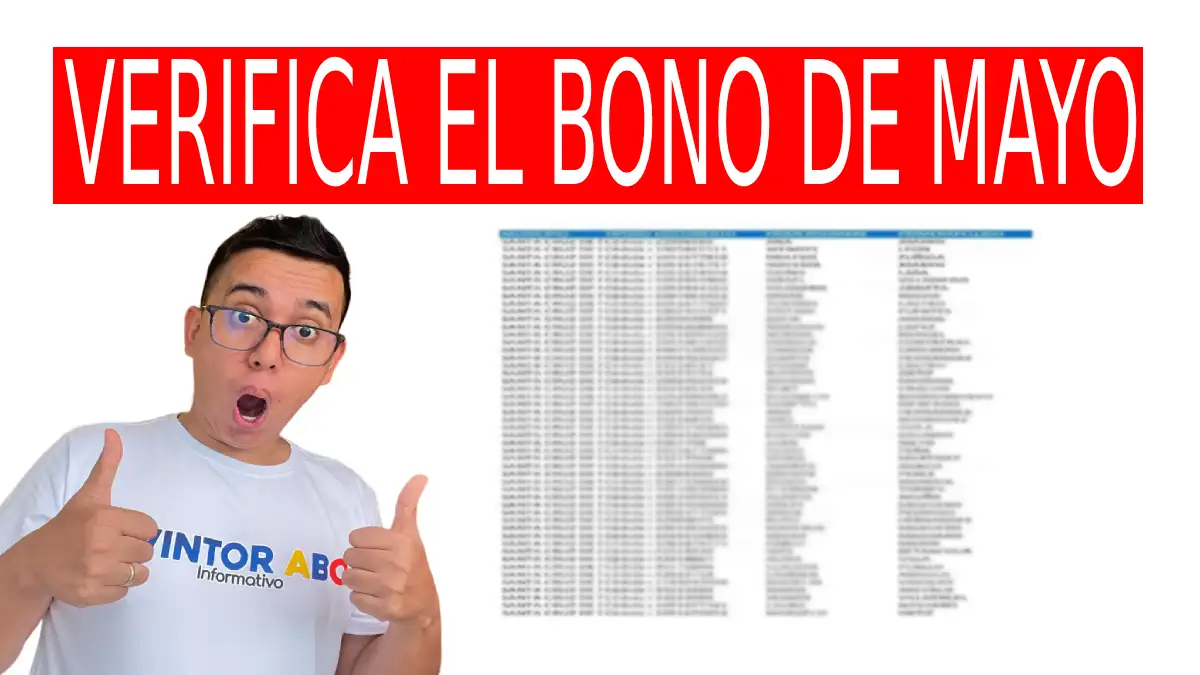 Verifica el bono de mayo 2026