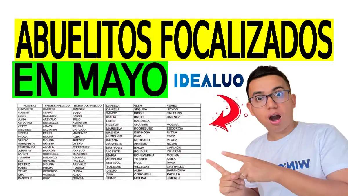Abuelitos focalizados en mayo