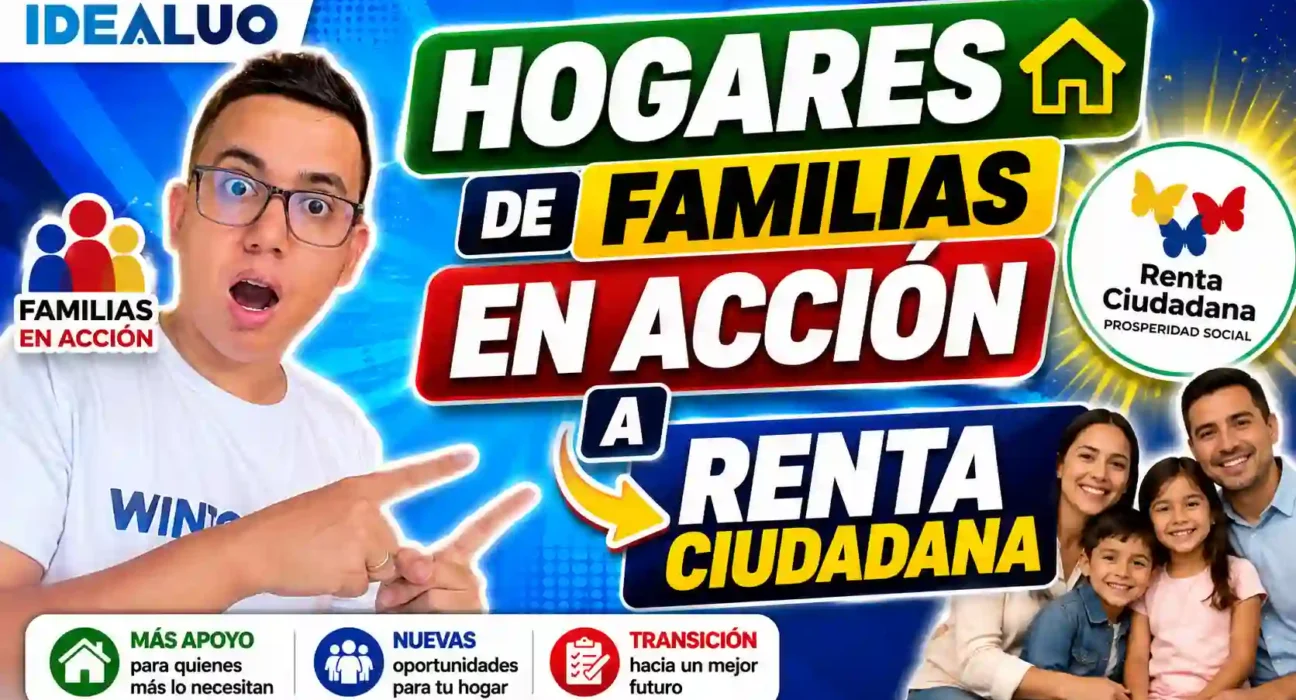 Hogares de familias en acción a renta ciudadana