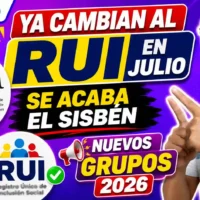 Ya cambian al RUI en julio