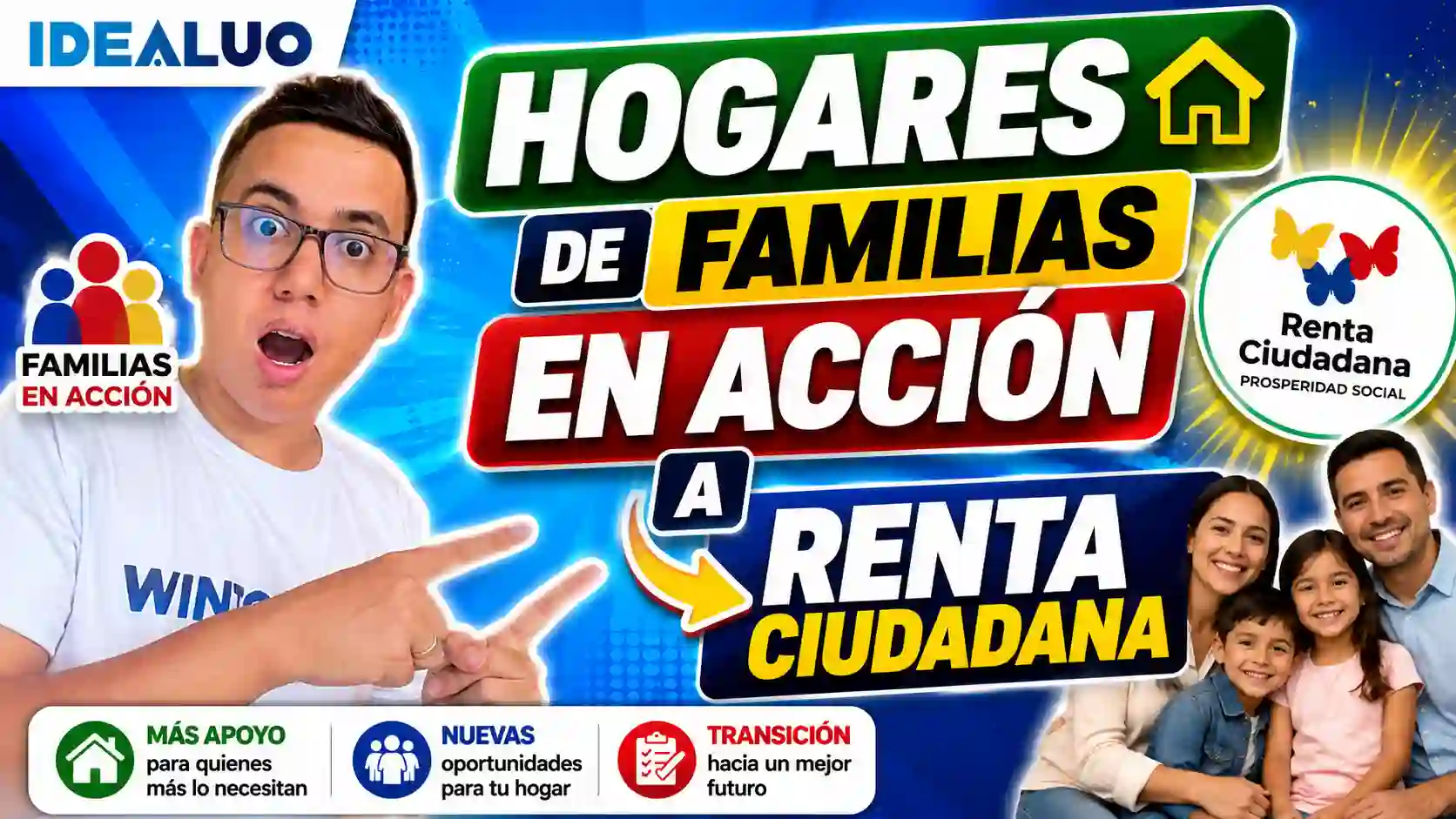 Hogares de familias en acción a renta ciudadana
