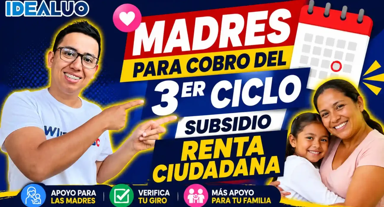 Madres para cobro del 3er ciclo