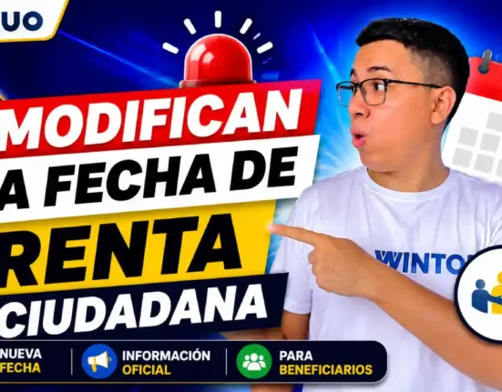 Modifican la fecha de renta ciudadana