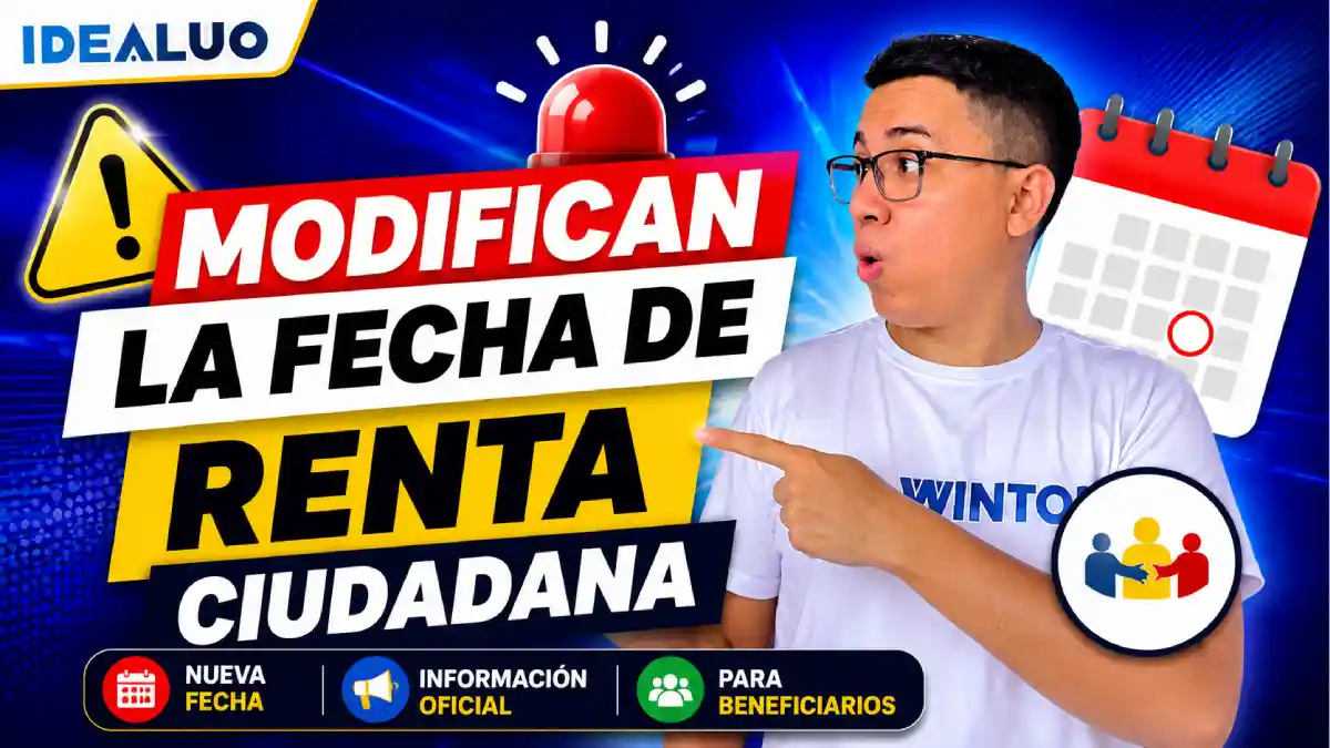 Modifican la fecha de renta ciudadana