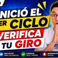 Inició el 3er ciclo verifica tu giro