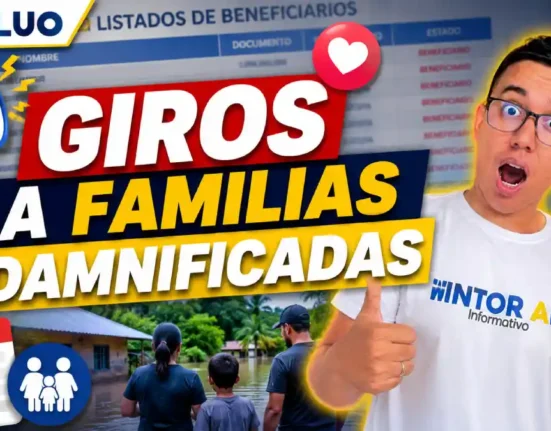 Giros a familias damnificadas 2026