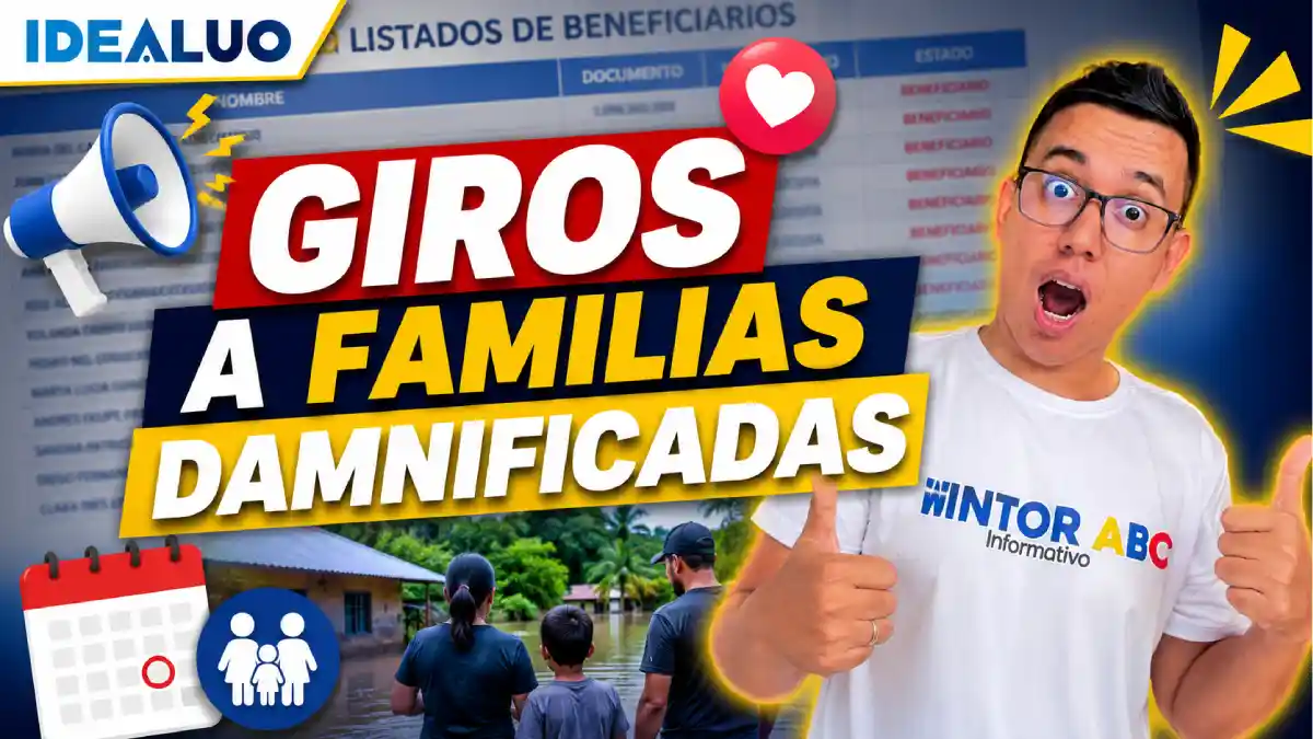 Giros a familias damnificadas 2026