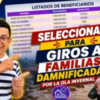 Seleccionados para giros a familias