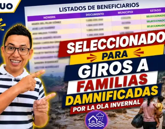 Seleccionados para giros a familias
