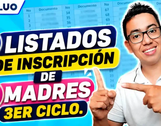 Inscripción de madres 3er ciclo