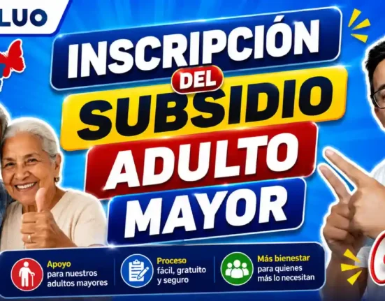 Inscripción del subsidio adulto mayor