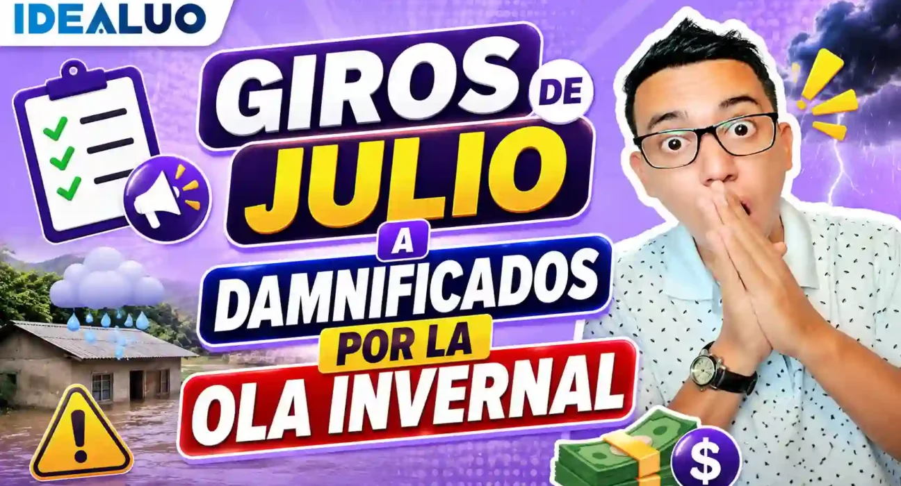 Giros de julio a damnificados