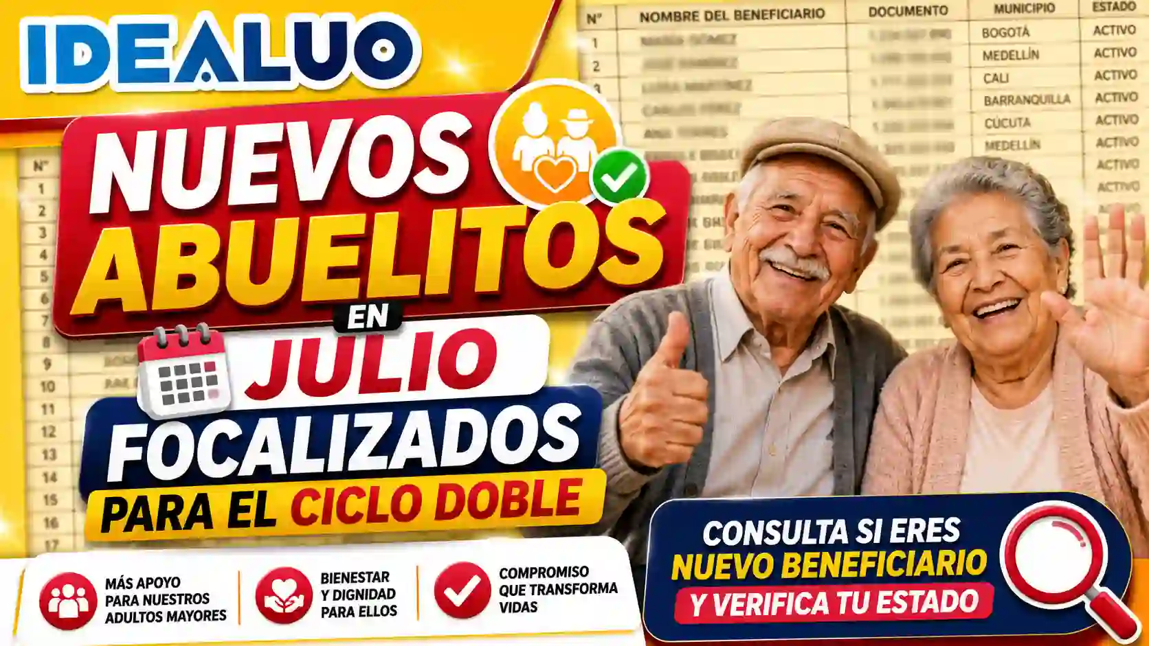 Nuevos abuelitos en julio
