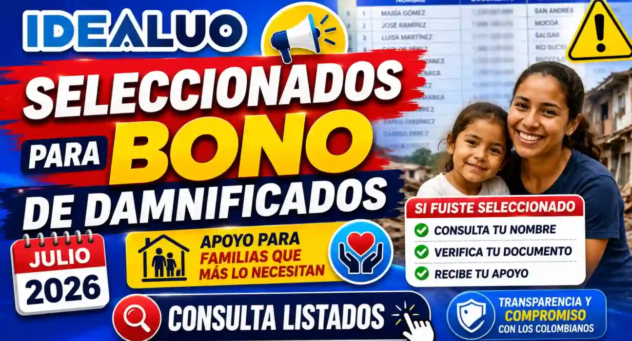 Bono de damnificados julio
