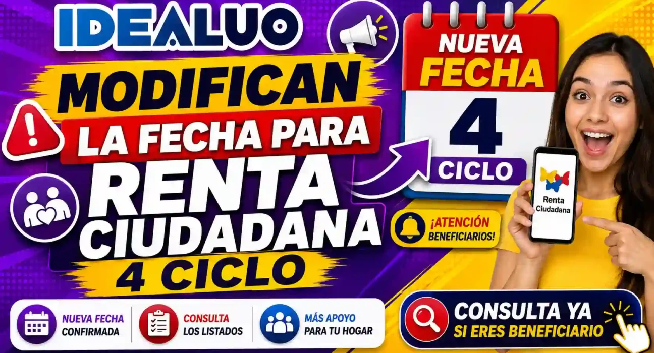 Modifican la fecha para renta ciudadana