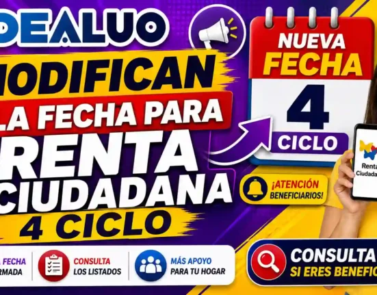 Modifican la fecha para renta ciudadana