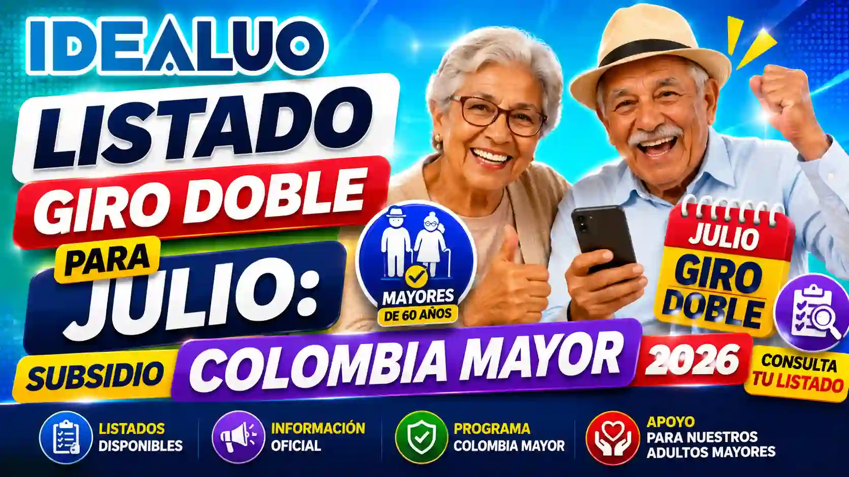 Listado giro doble para julio