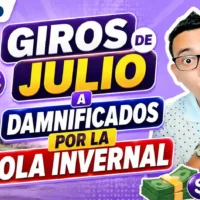 Giros de julio a damnificados