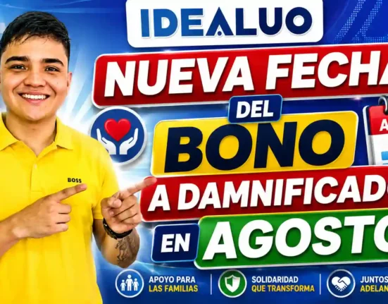 Nueva fecha del bono a damnificados