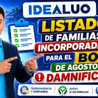 Familias incorporadas para el bono
