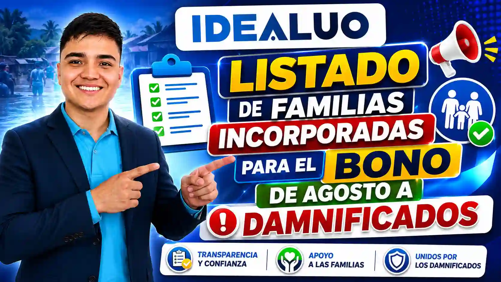 Familias incorporadas para el bono
