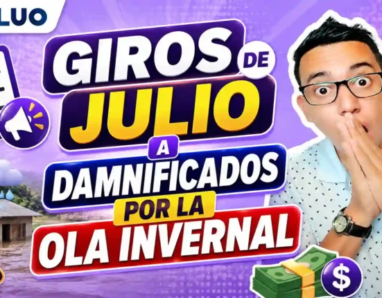 Giros de julio a damnificados