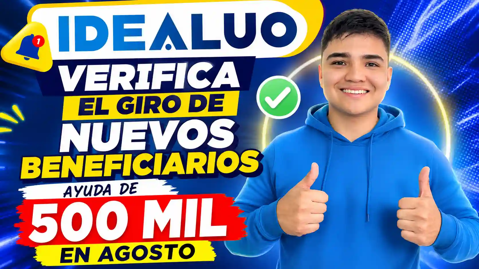 Verifica el giro de nuevos beneficiarios