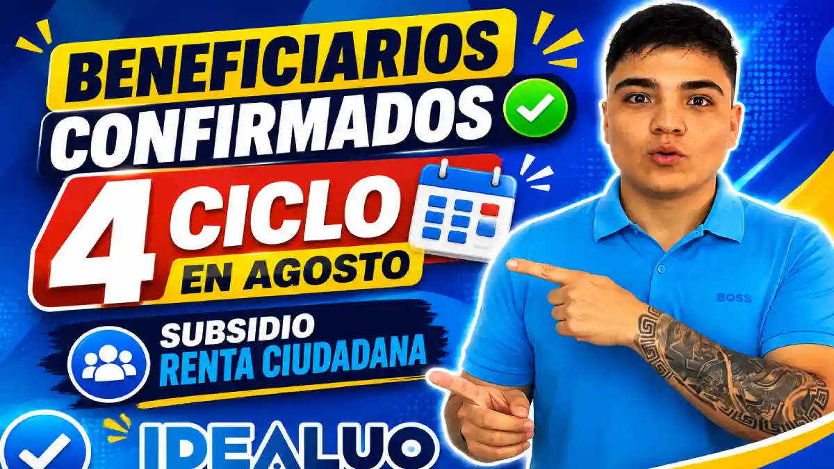 Beneficiarios confirmados 4 ciclo