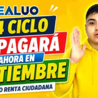 El 4 ciclo se pagará ahora en septiembre