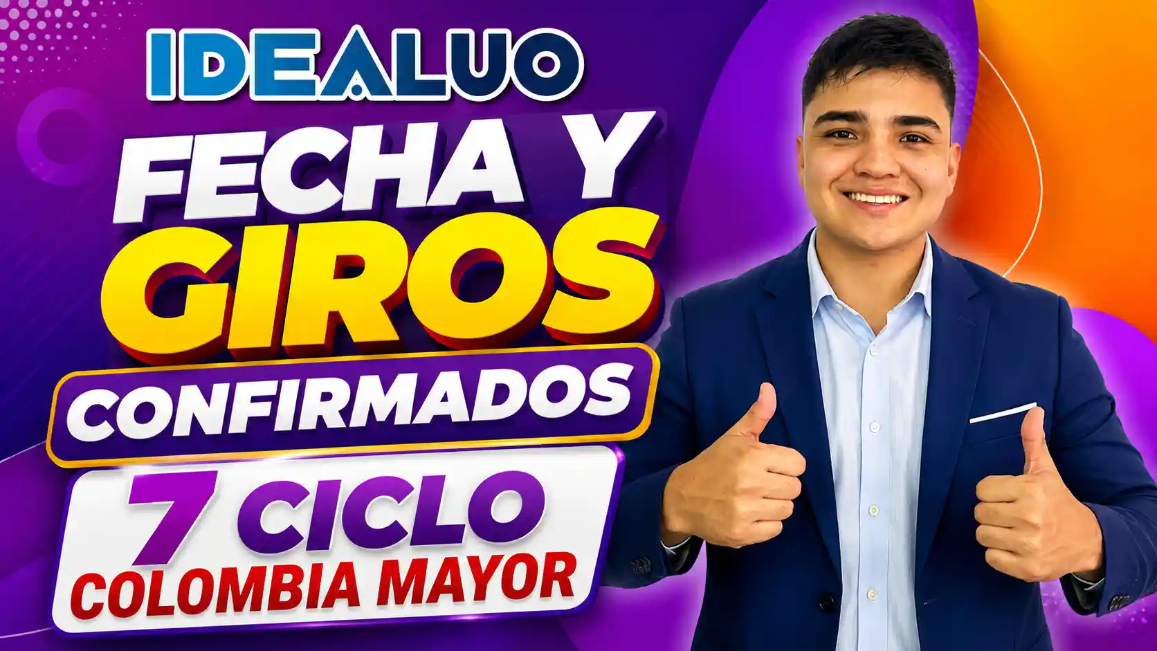 Fecha y giros confirmados 7 ciclo Colombia mayor. 1 Fecha y giros confirmados 7 ciclo