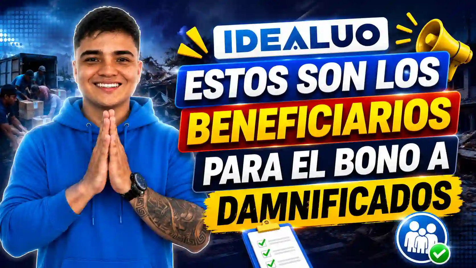 Estos son los beneficiarios para el bono