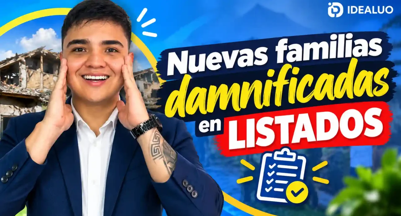 Listado de familias damnificadas