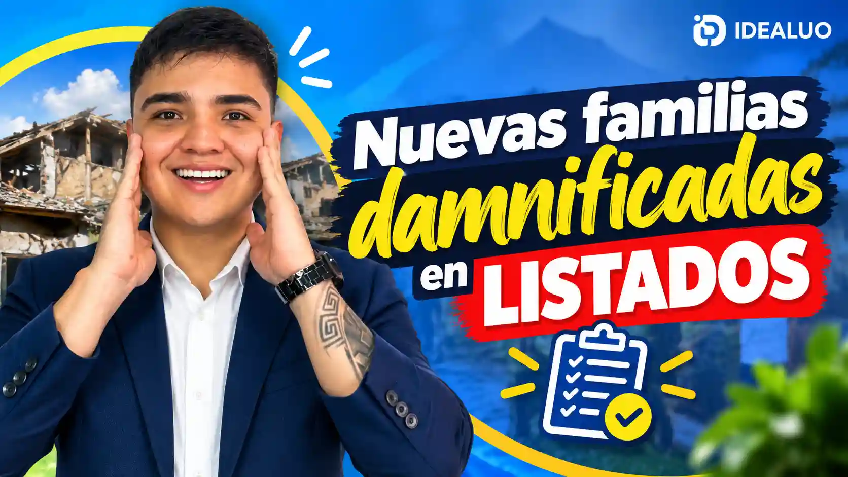 Listado de familias damnificadas
