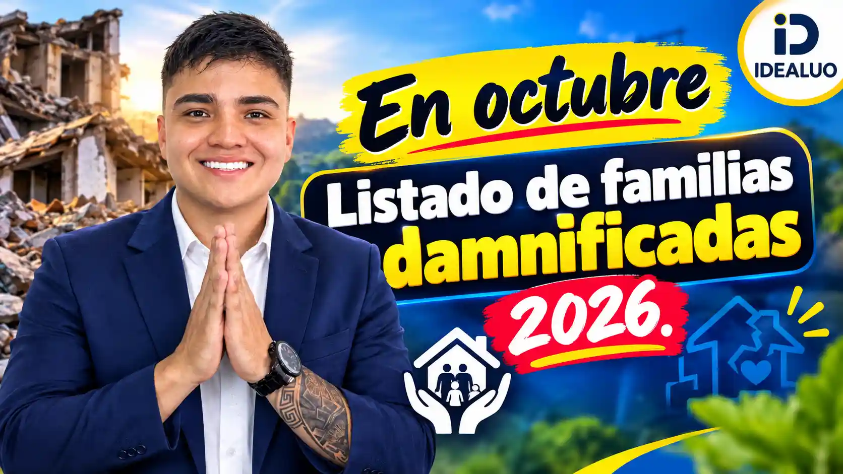 Listado de familias damnificadas