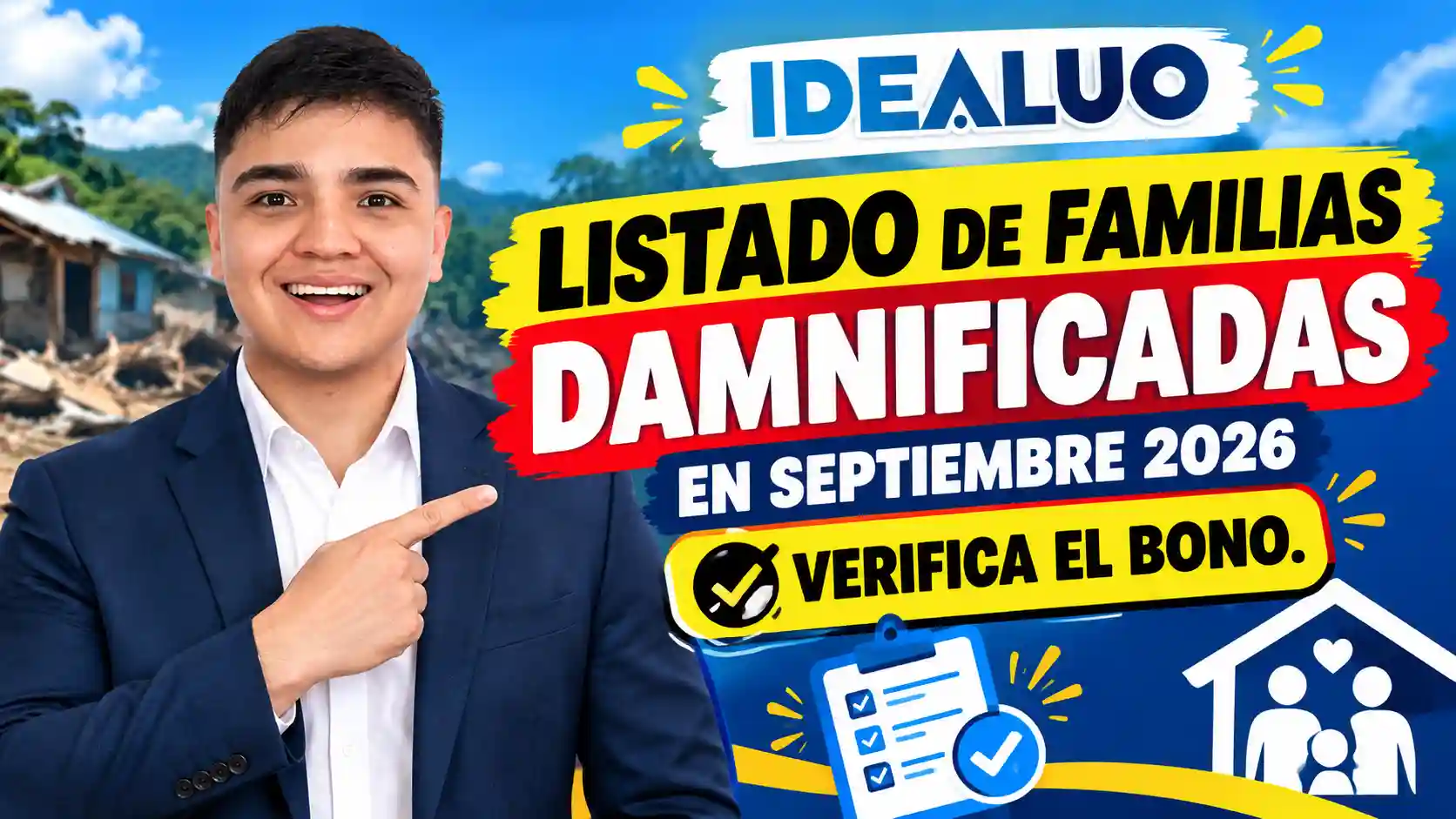 Listado de familias damnificadas