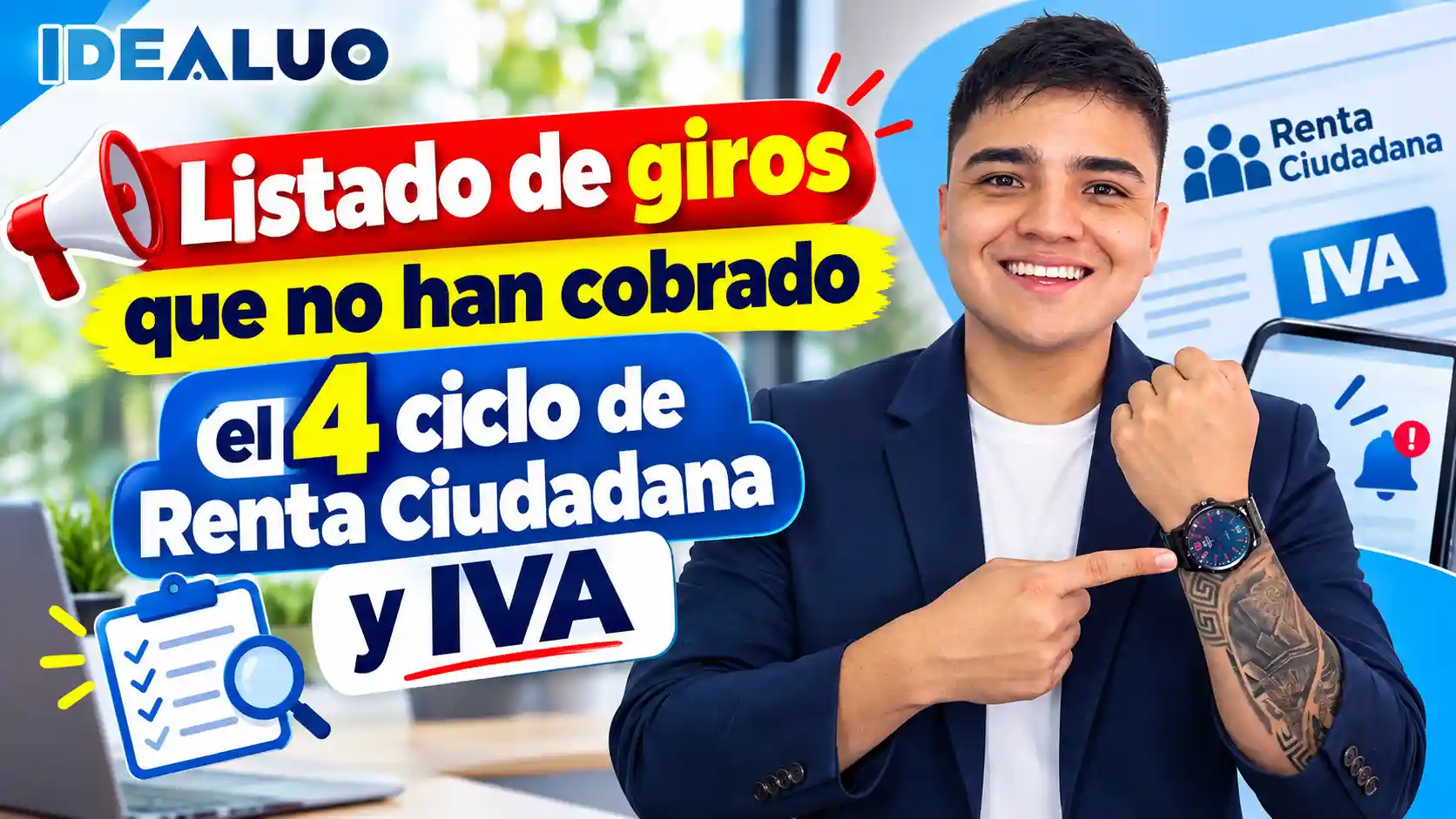 Listado de giros que no han cobrado el 4 ciclo de renta ciudadana y IVA. 1 Listado de giros que no han cobrado