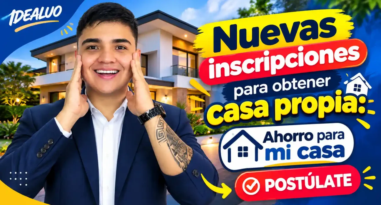 Inscripciones para obtener casa propia