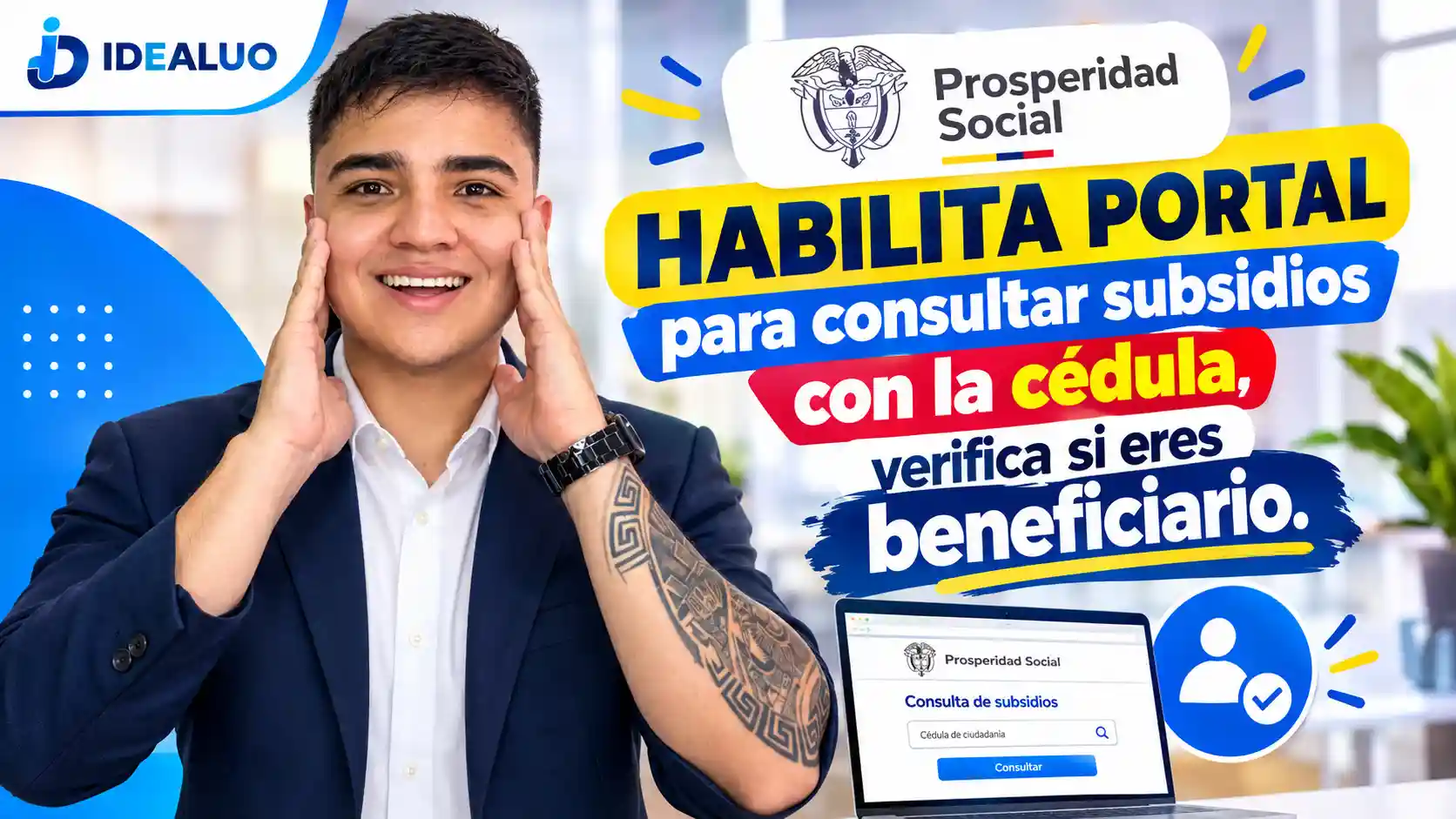 Prosperidad Social habilita portal para consultar subsidios con la cédula, verifica si eres beneficiario 2026. 1 Prosperidad Social habilita portal para consultar