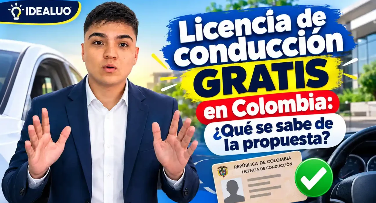 Licencia de conducción gratis en Colombia