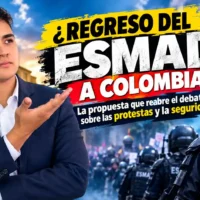 Regreso del ESMAD a Colombia
